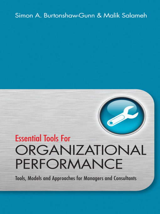 Title details for Essential Tools for Organisational Performance by Simon Burtonshaw-Gunn - Available